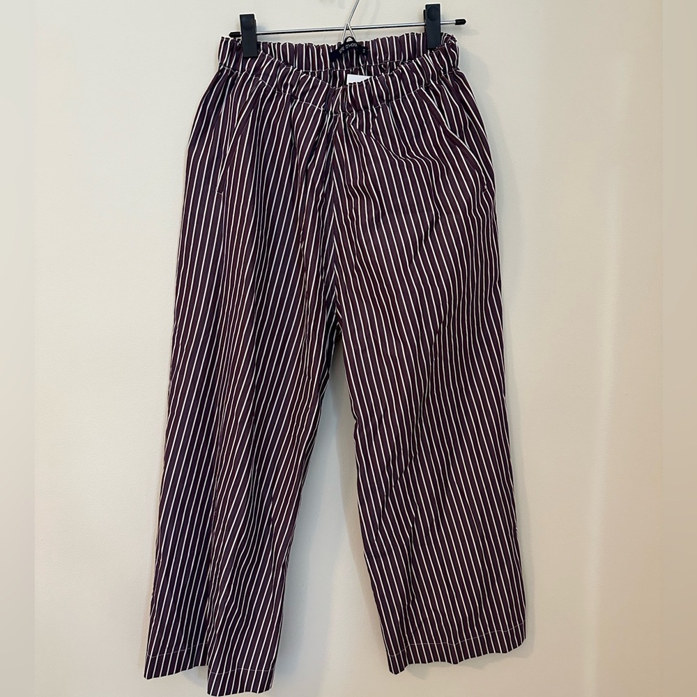 Sofie D’Hoore Striped Purple Pants with Pockets